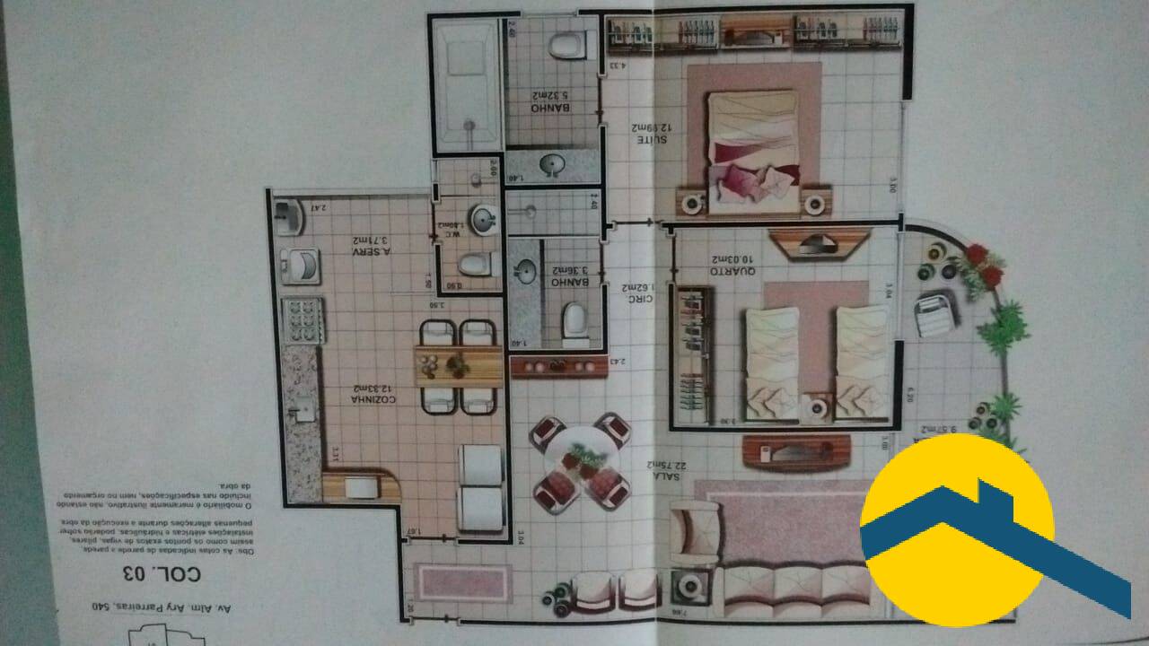 Apartamento, 2 quartos, 80 m² - Foto 14